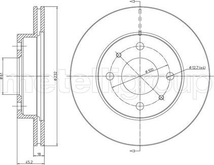 Cifam 800-457 - Disque de frein cwaw.fr