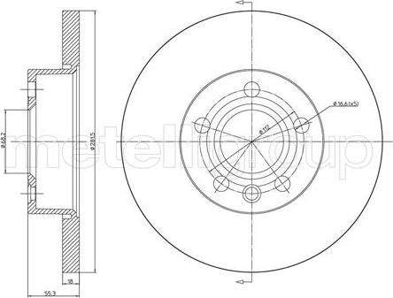 Cifam 800-484 - Disque de frein cwaw.fr