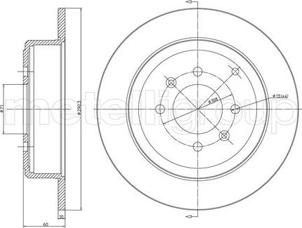 Cifam 800-431C - Disque de frein cwaw.fr