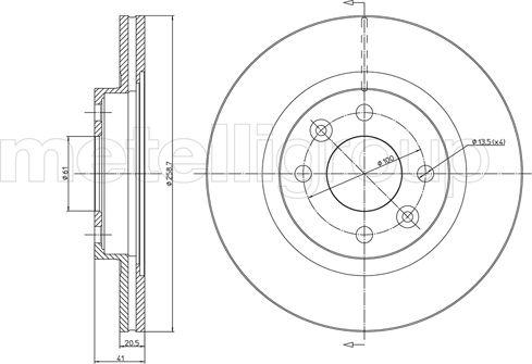 Cifam 800-549C - Disque de frein cwaw.fr