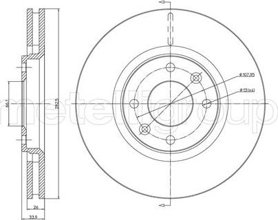 Cifam 800-566C - Disque de frein cwaw.fr