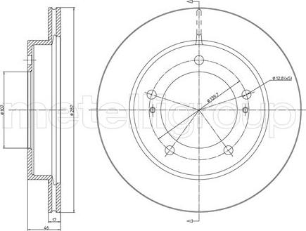 Cifam 800-501 - Disque de frein cwaw.fr