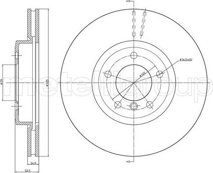 Cifam 800-518C - Disque de frein cwaw.fr