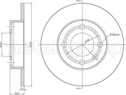 Cifam 800-528 - Disque de frein cwaw.fr