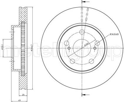 Cifam 800-646C - Disque de frein cwaw.fr