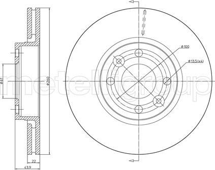 Cifam 800-641C - Disque de frein cwaw.fr