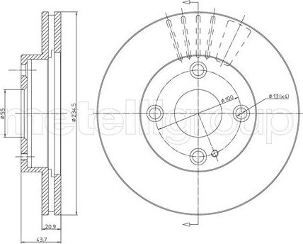 Cifam 800-668C - Disque de frein cwaw.fr