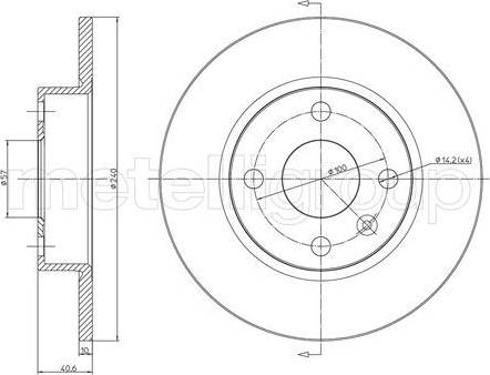 Cifam 800-610 - Disque de frein cwaw.fr