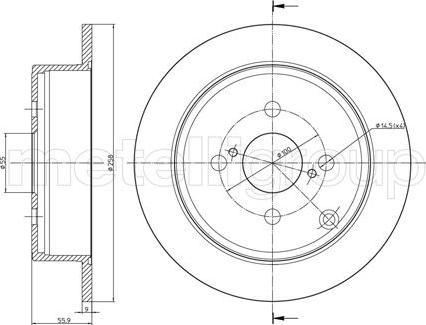 Cifam 800-634C - Disque de frein cwaw.fr