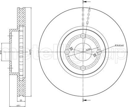 Cifam 800-638C - Disque de frein cwaw.fr