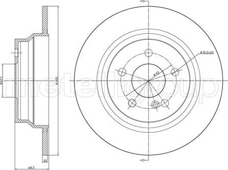 Cifam 800-624C - Disque de frein cwaw.fr