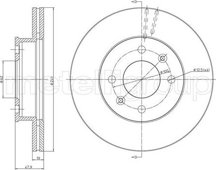 Cifam 800-626 - Disque de frein cwaw.fr