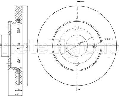 Cifam 800-623C - Disque de frein cwaw.fr