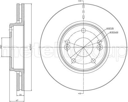 Cifam 800-676C - Disque de frein cwaw.fr