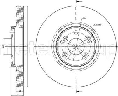 Cifam 800-673C - Disque de frein cwaw.fr