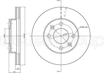 Cifam 800-067 - Disque de frein cwaw.fr