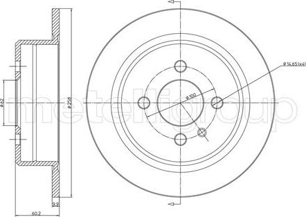 Cifam 800-084 - Disque de frein cwaw.fr