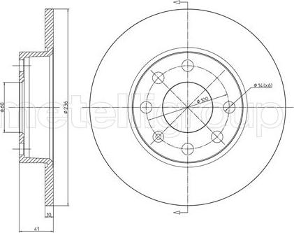 Cifam 800-071 - Disque de frein cwaw.fr