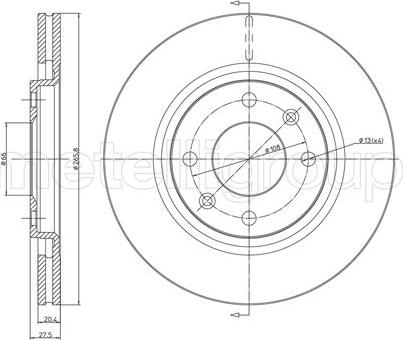 Cifam 800-191 - Disque de frein cwaw.fr