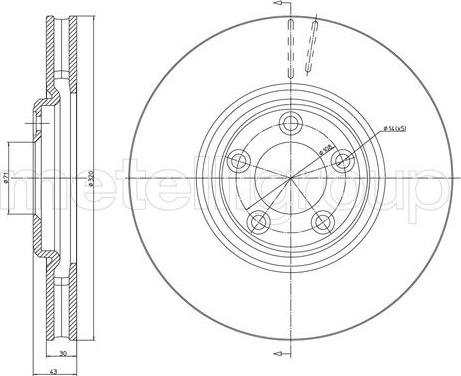 Cifam 800-1496C - Disque de frein cwaw.fr