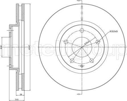 Cifam 800-1455C - Disque de frein cwaw.fr