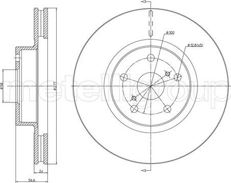 Cifam 800-1461C - Disque de frein cwaw.fr