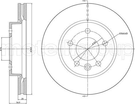 Cifam 800-1414C - Disque de frein cwaw.fr