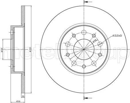 Cifam 800-1486C - Disque de frein cwaw.fr