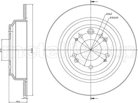 Cifam 800-1420C - Disque de frein cwaw.fr