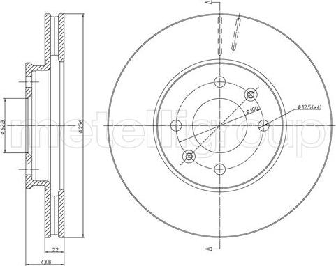 Cifam 800-1479C - Disque de frein cwaw.fr