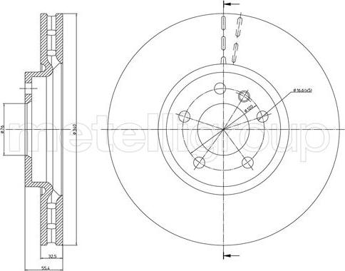 Cifam 800-1470C - Disque de frein cwaw.fr