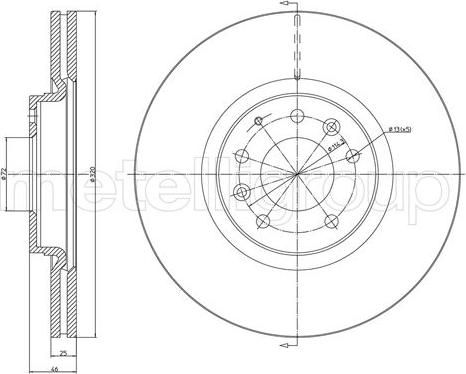 Cifam 800-1550C - Disque de frein cwaw.fr