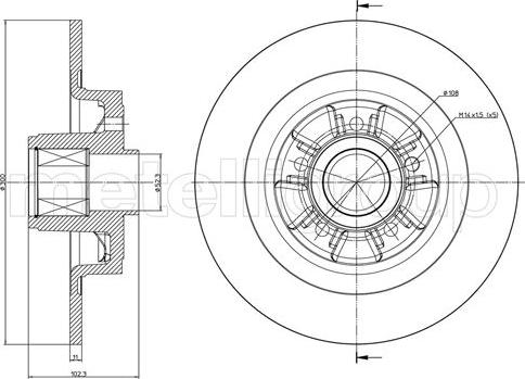 Febi Bilstein 104506 - Disque de frein cwaw.fr