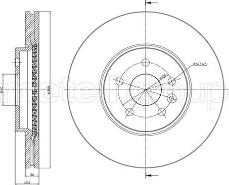 Cifam 800-1507C - Disque de frein cwaw.fr