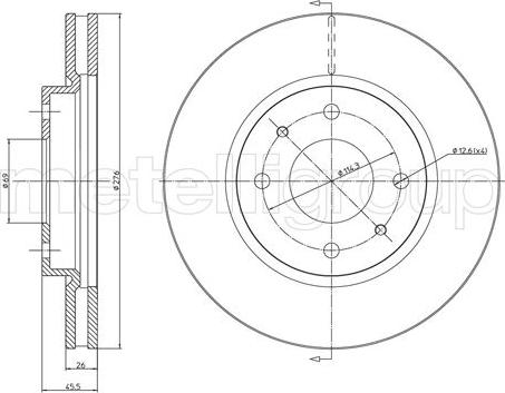 Cifam 800-1579C - Disque de frein cwaw.fr