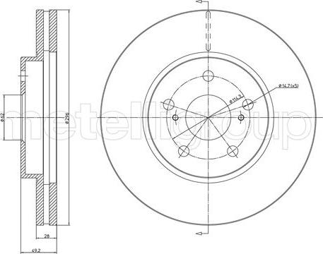 Cifam 800-1577C - Disque de frein cwaw.fr