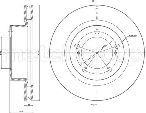 Cifam 800-1658C - Disque de frein cwaw.fr