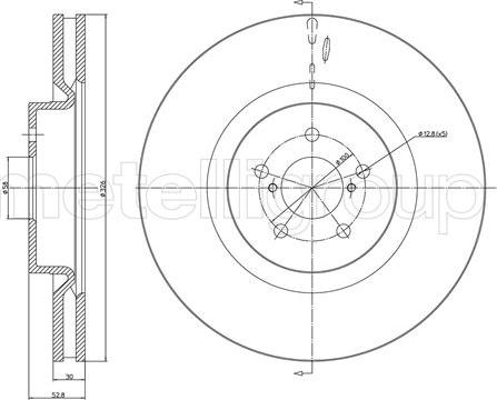 Cifam 800-1681C - Disque de frein cwaw.fr