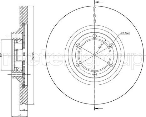 Cifam 800-1620C - Disque de frein cwaw.fr