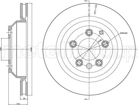 Cifam 800-1090C - Disque de frein cwaw.fr