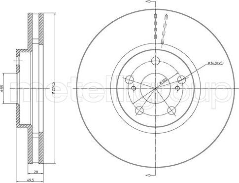 Cifam 800-1059C - Disque de frein cwaw.fr