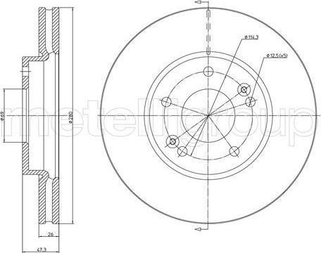 Cifam 800-1053C - Disque de frein cwaw.fr