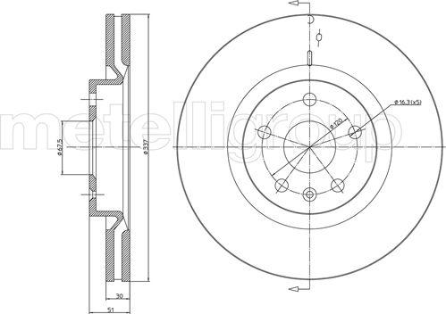 Cifam 800-1007C - Disque de frein cwaw.fr