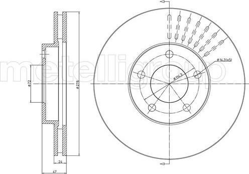 Cifam 800-1036C - Disque de frein cwaw.fr