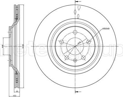 Cifam 800-1020C - Disque de frein cwaw.fr