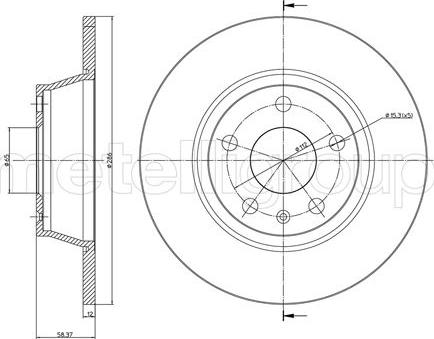 Cifam 800-1021C - Disque de frein cwaw.fr