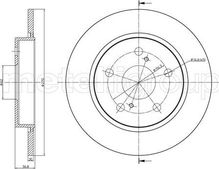 Cifam 800-1022C - Disque de frein cwaw.fr