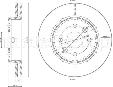 Cifam 800-1164C - Disque de frein cwaw.fr