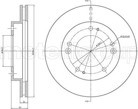 Cifam 800-1101C - Disque de frein cwaw.fr