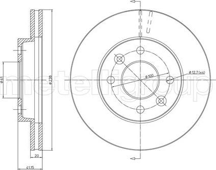 Cifam 800-110 - Disque de frein cwaw.fr